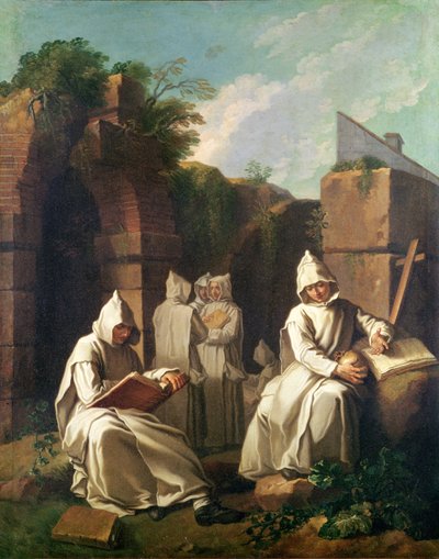 Carthusian Monks in Meditation by Étienne Jeaurat